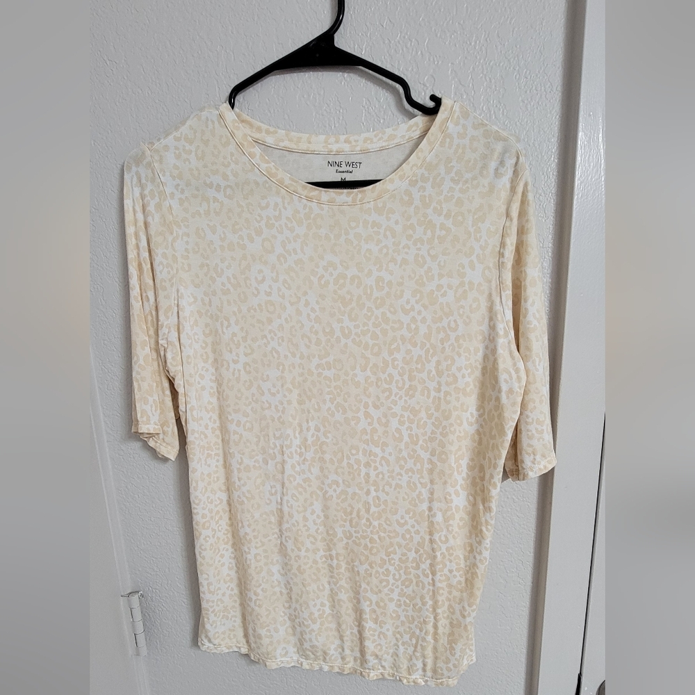 Women's Nine West Essential Soft-Spun Elbow-Sleeve Top